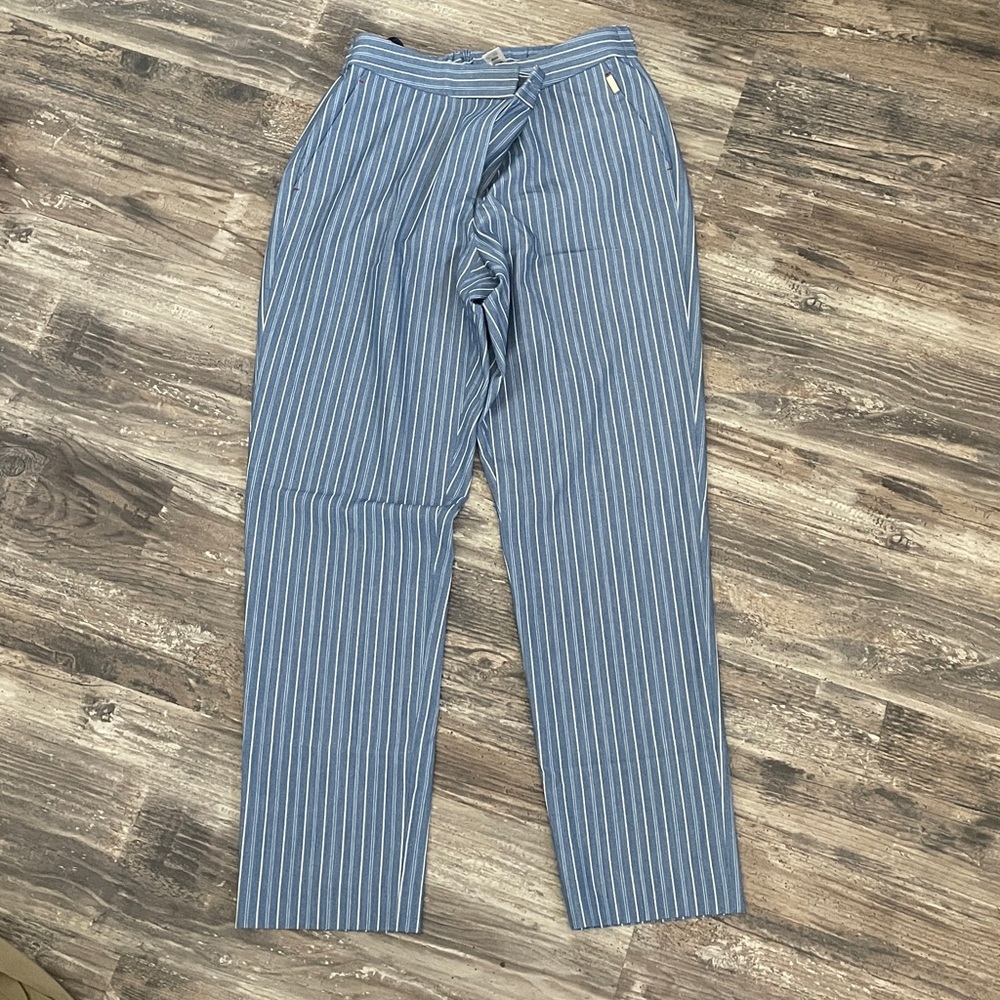 Tommy Hilfiger Blue Striped Women's Pantsuit